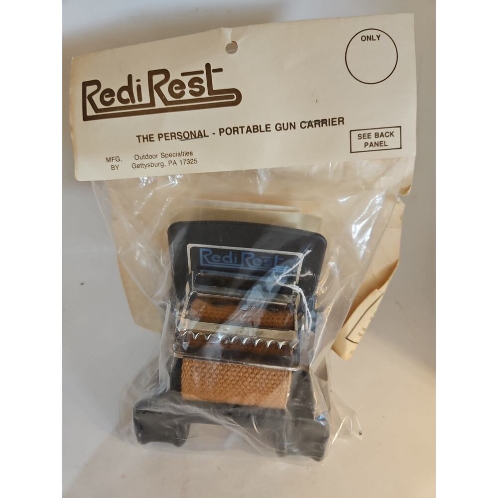 Gun rifle Carrier Waist hands free no more aching arms portable Redi Rest NEW
